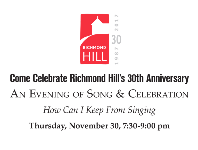 Richmond Hill is turning 30!