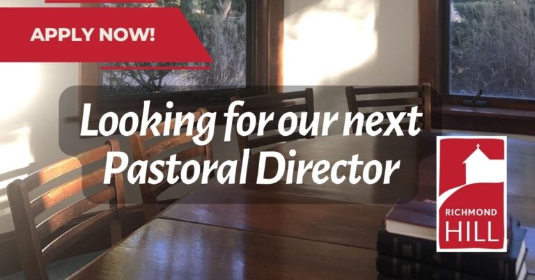 Call for Applications: Pastoral Director